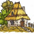 Vieil clip art de maison 8996436